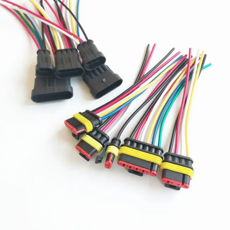 Series superseal waterproof connector automotive electrical wiring harness